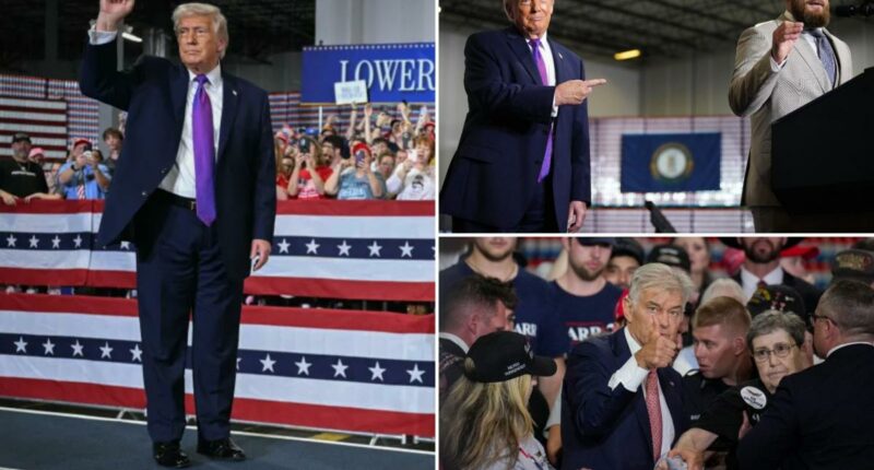 Trump touts tariffs, Jake Paul and Dr. Oz â slams Newsom and Massie â at free-wheeling Kentucky rallyÂ 
